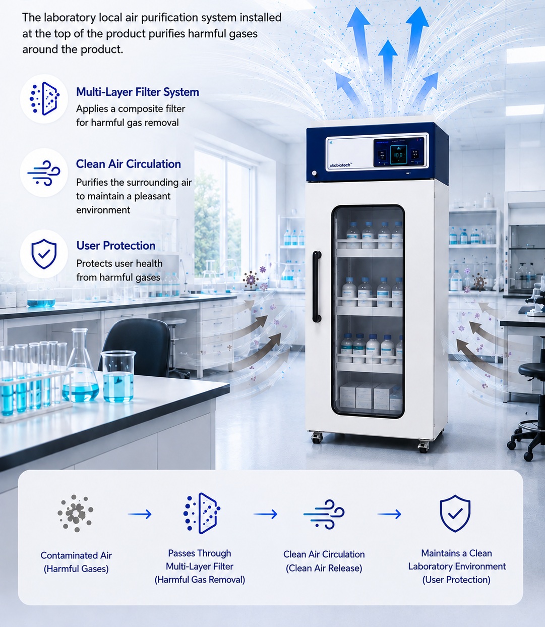 Local lab purification system photo